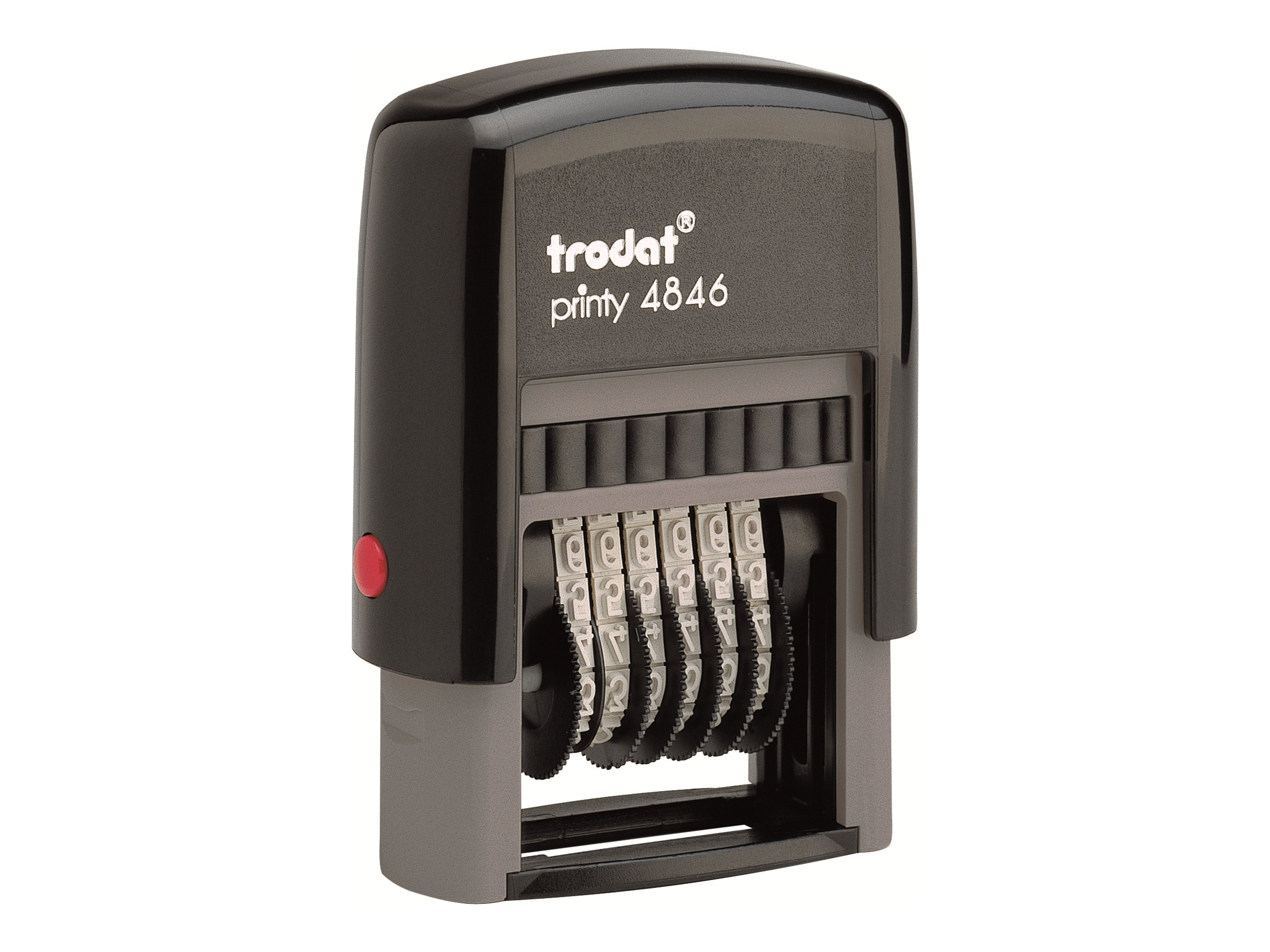 trodat Ziffernstempel Printy schw+Kissen schw 4846