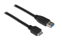 USB3.0 Kabel A-Micro B schwarz 0,2m
