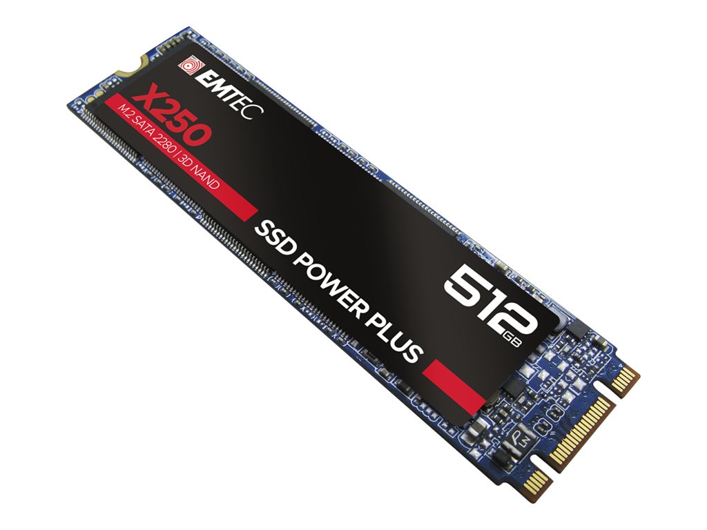 EMTEC SSD Power Plus X250 - 512 GB SSD - intern EMTEC SSD Power Plus X250 - 512 GB SSD - intern