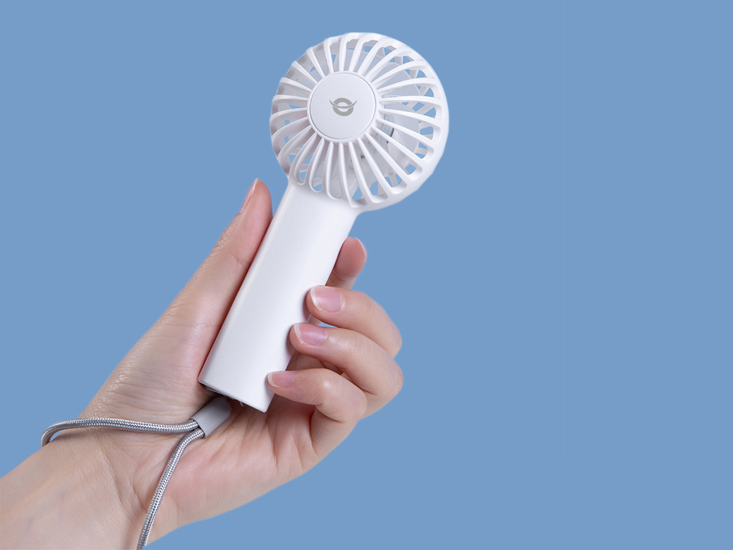 Mini Tragbarer USB-C Ventilator Weiß