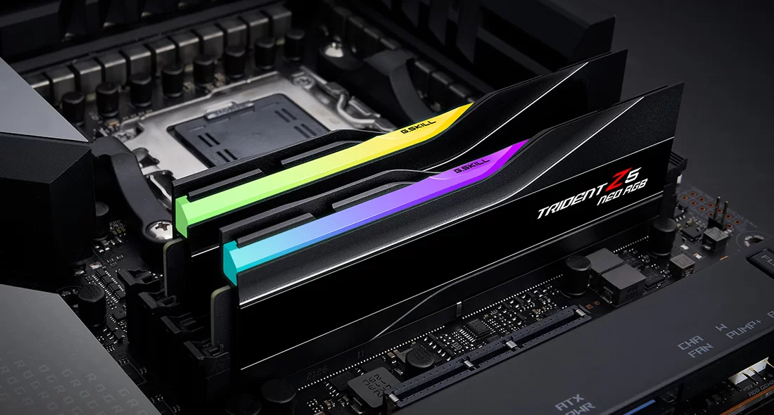 48GB DDR5-6000 G.Skill Trident Z5 NEO RGB schwarz CL40 (2x 24GB) (AMD EXPO)