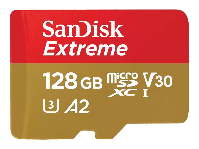 Extreme - Flash-Speicherkarte (microSDXC-an-SD-Adapter inbegriffen)