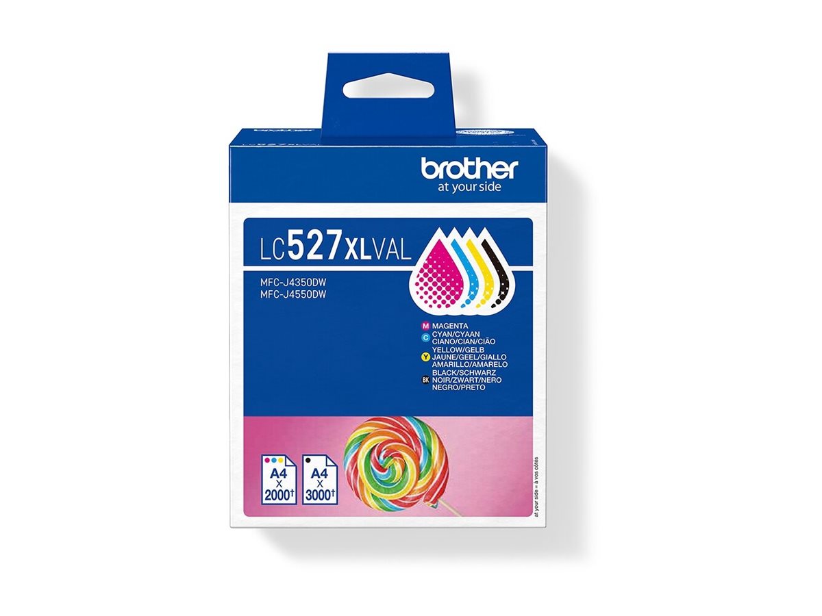 Patrone Brother LC-527XLVAL Multipack  MFCJ4350DW/4550DW