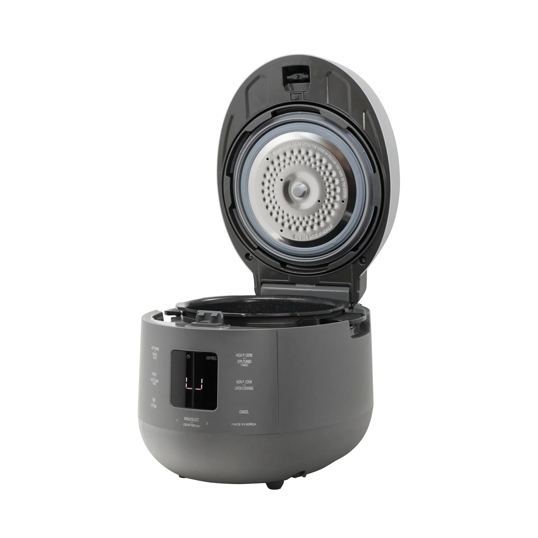 Cuckoo Reiskocher  1.80l CRP-ST1009F    Twin Pressure grau