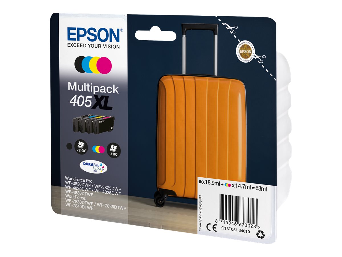 Patrone Epson 405 4er-Pack black + color XL            T05H6