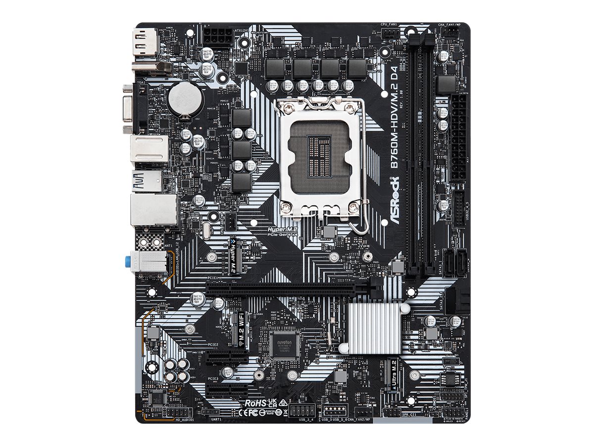 AsRock B760M-HDV/M.2 D4 (DDR4) - Intel B760 - So. 1700 - mATX