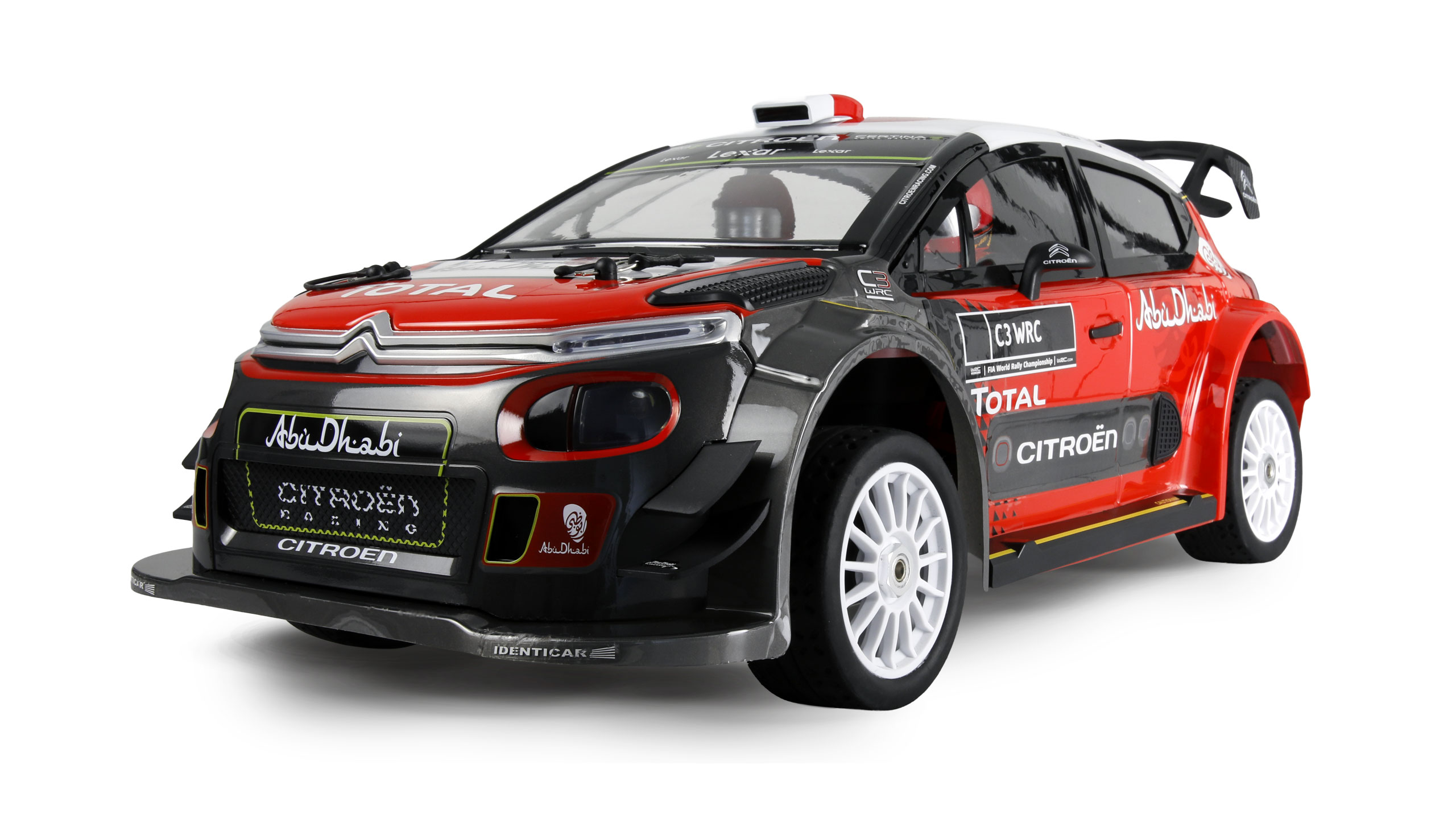 RC Rallye Citroen CR3 WRC HyperGo 1:7 schwarz/rot