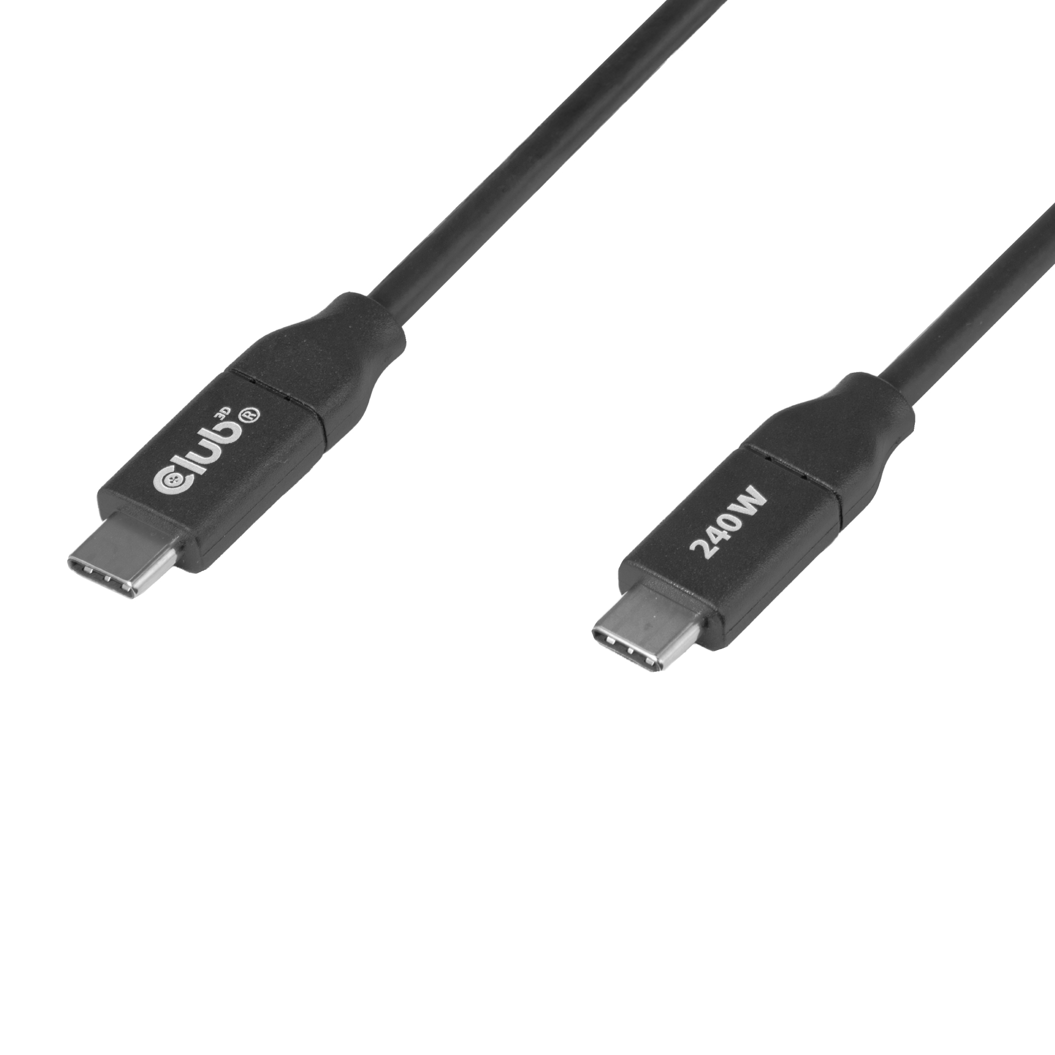 Club3D USB-C Sicherheitsladekabel 240W    2m           St/St Polybeutel