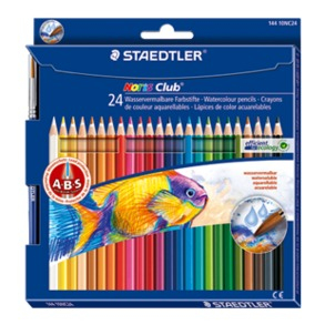 Noris Club aquarell 144 10 - Mehrfarbig - Holz - Multi - 24 Stück(e)