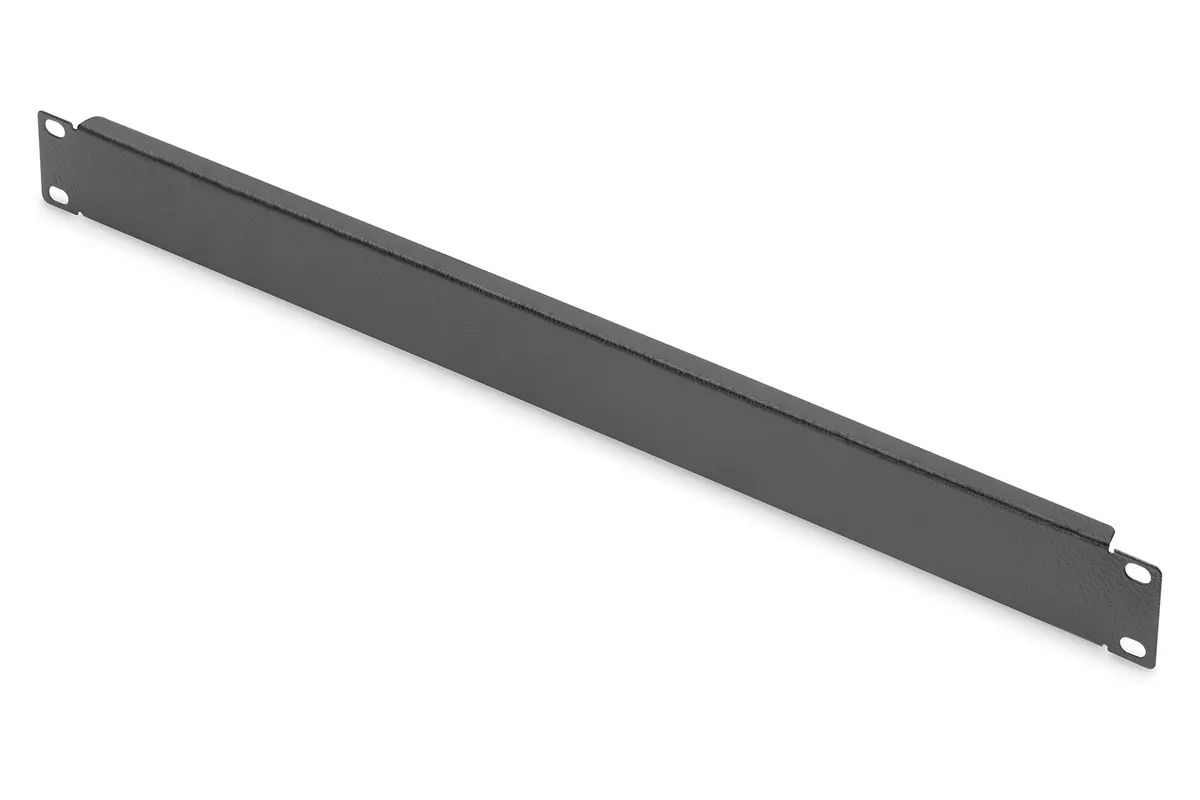 DN-19 BPN-01-SW | 19" Blindabdeckung 1HE | Stahlblech | RAL 9005