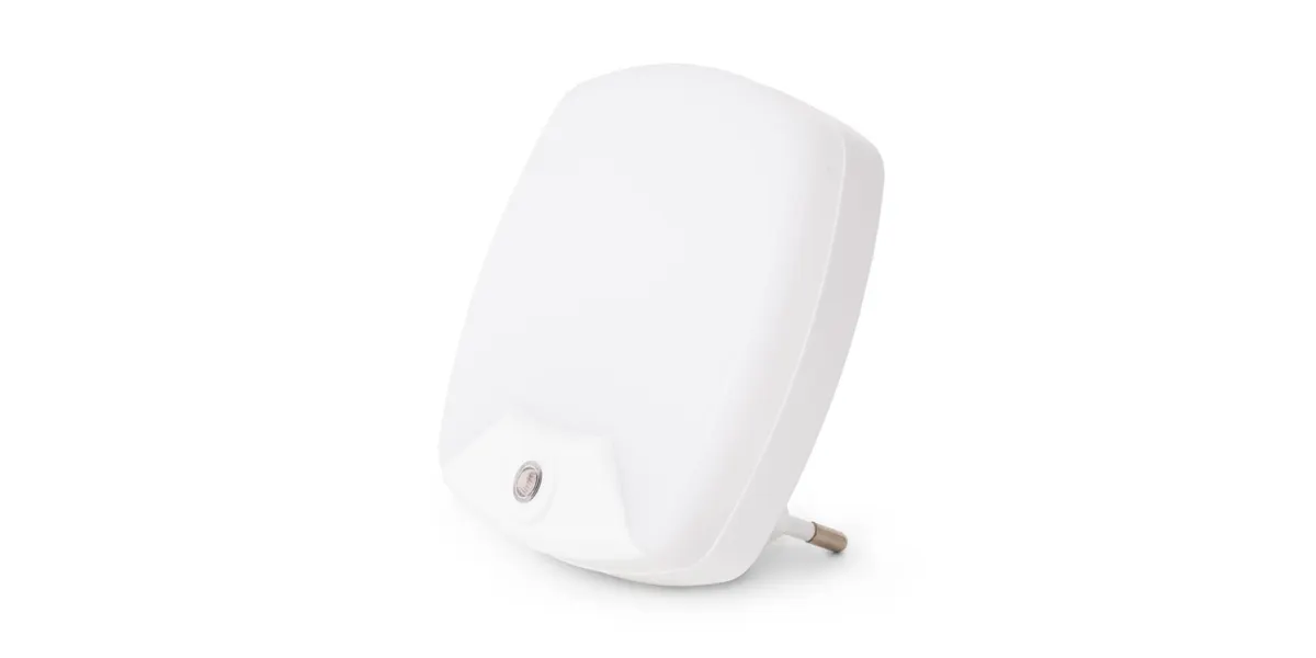 Nachtlicht 0.5W quadrat. CW White Dämmerungssensor
