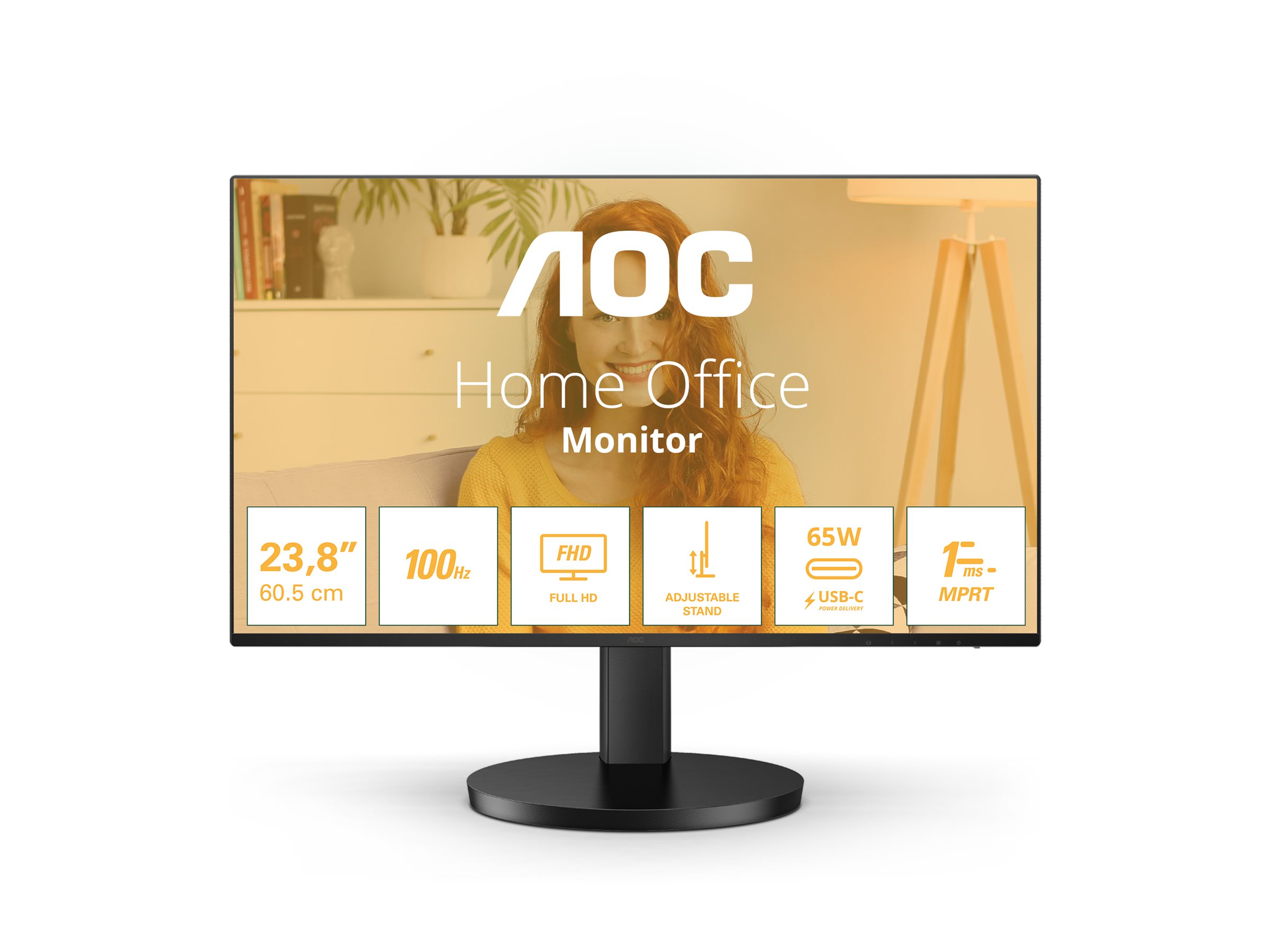 60,5cm (23,8") 24B3CF2   16:09 HDMI+USB-C IPS Lift black retail