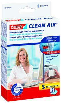 Tesa | Feinstaubfilter für Drucker Clean Air | Small