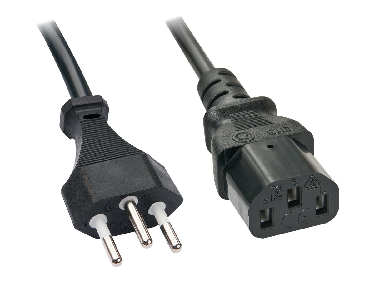 0.7m IEC-Netzkabel, Schweiz