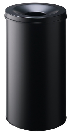 Papierkorb Safe rund 60 Liter schwarz