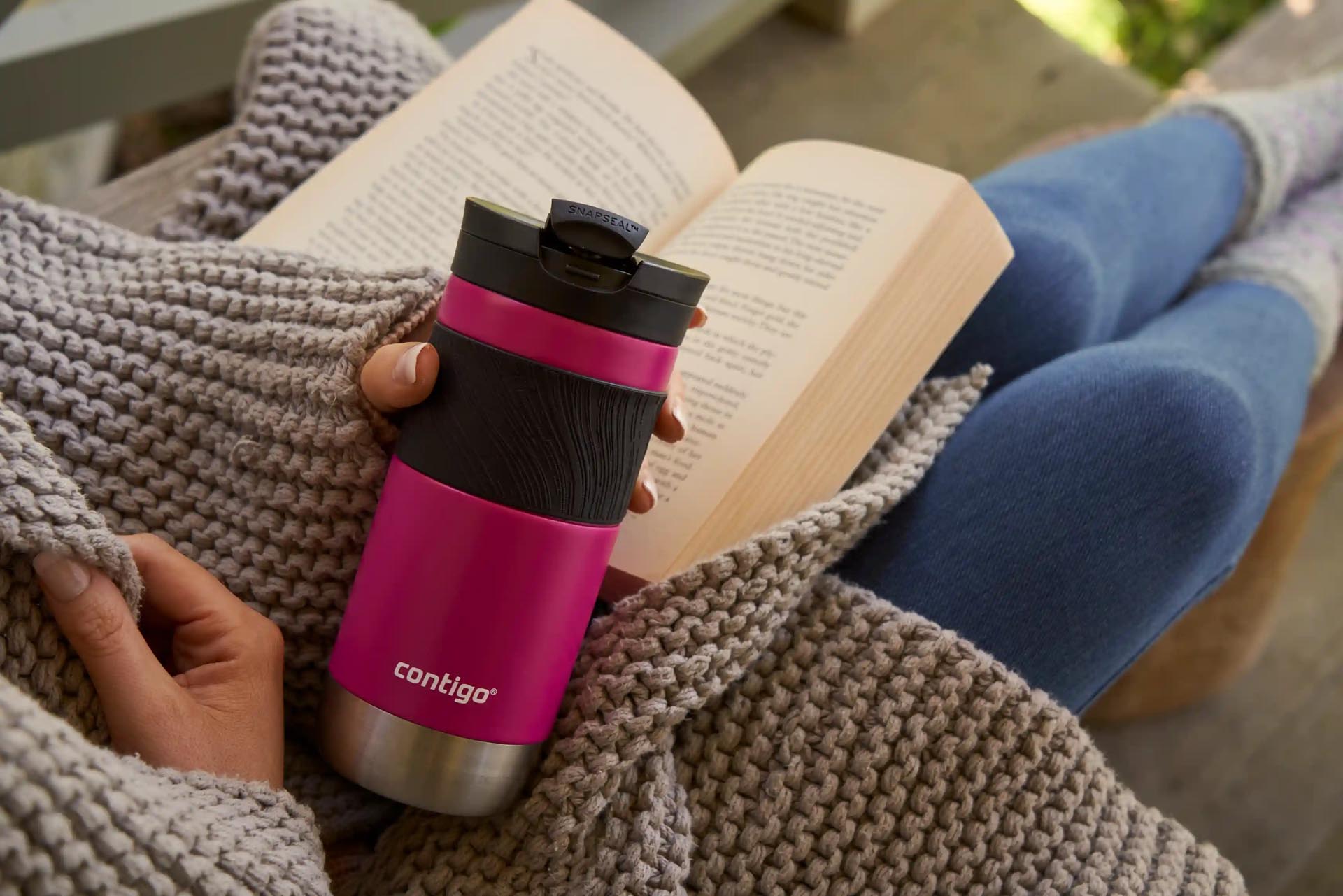 Contigo | Thermobecher | Byron 2.0 SNAPSEAL 470ml Dragon Fruit