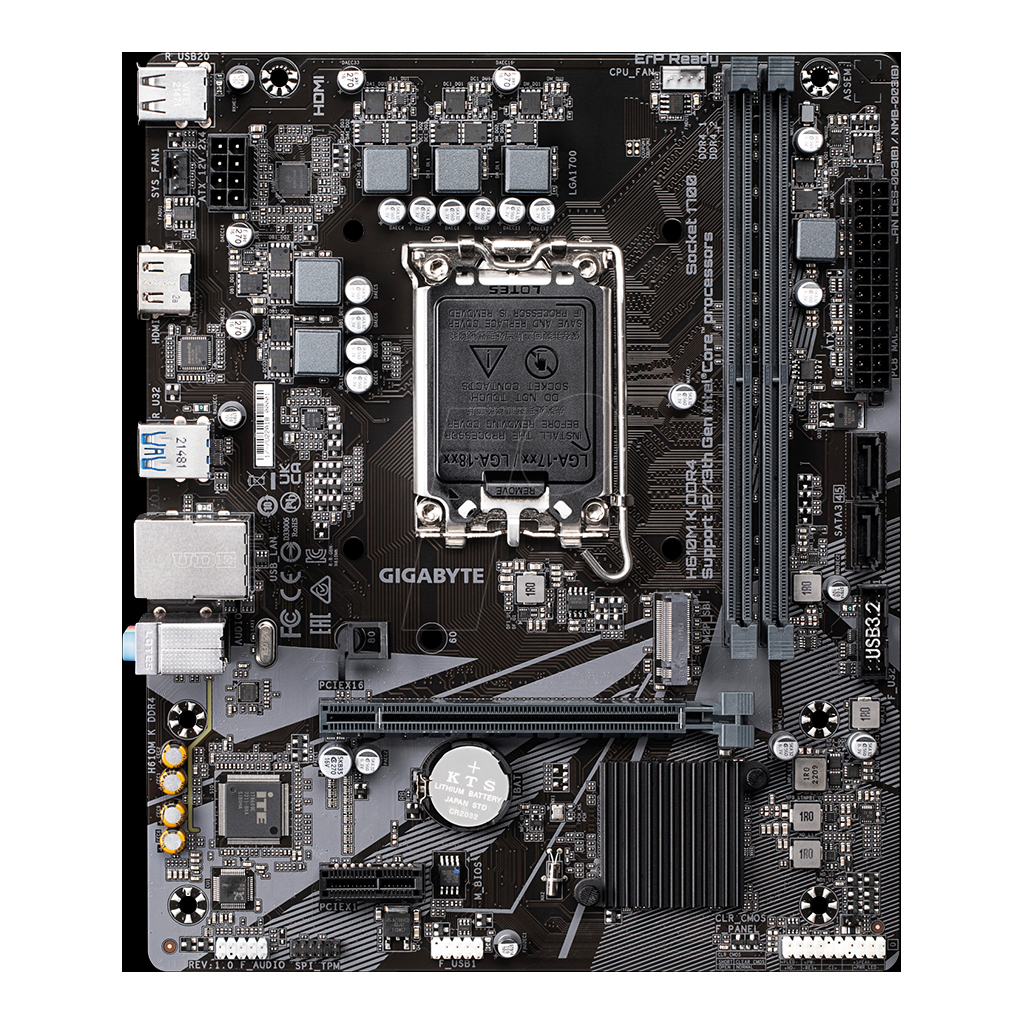 H610M K DDR4                (H610,S1700,mATX,DDR4)