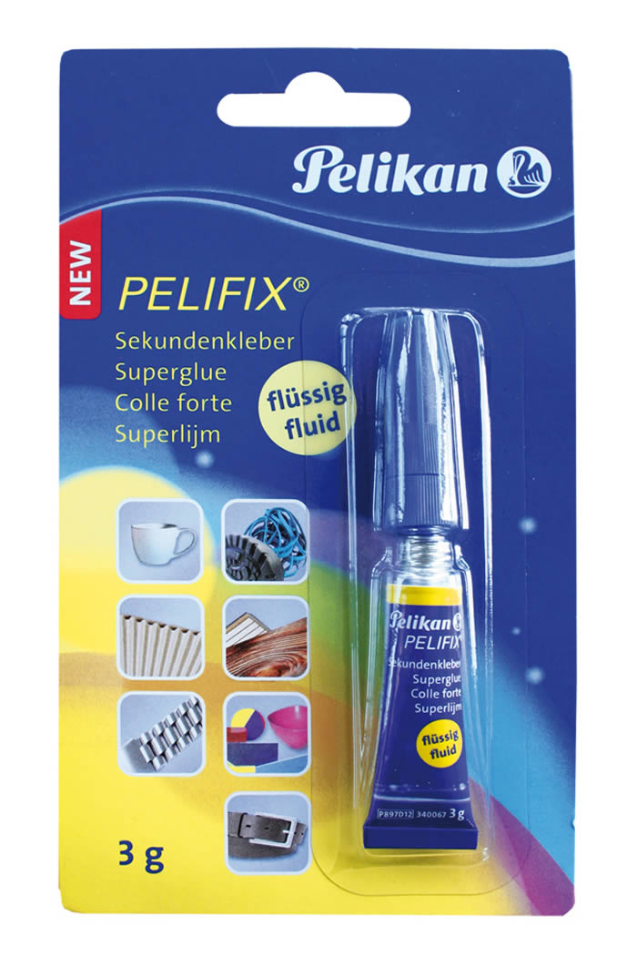 Sekundenkleber PELIFIX P897D12 flüssig Tube 3g