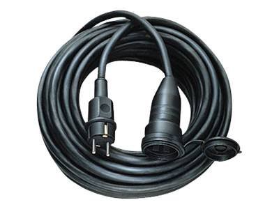 Verlängerungskabel | Gummi IP44 5m schwarz