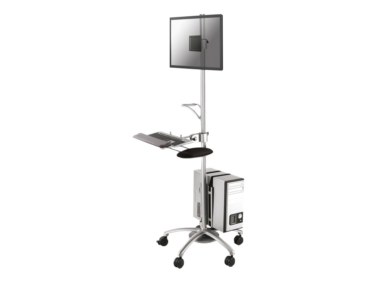 BOS 10"-27" Mobiler PC/TFT Platz silber