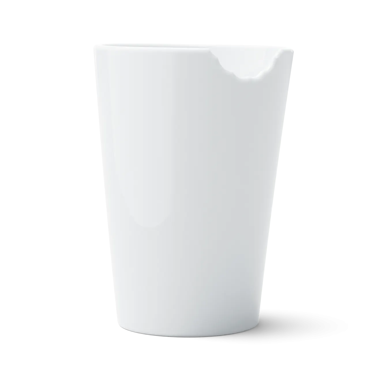 FIFTYEIGHT Becher mit Biss 350 ml Weiß