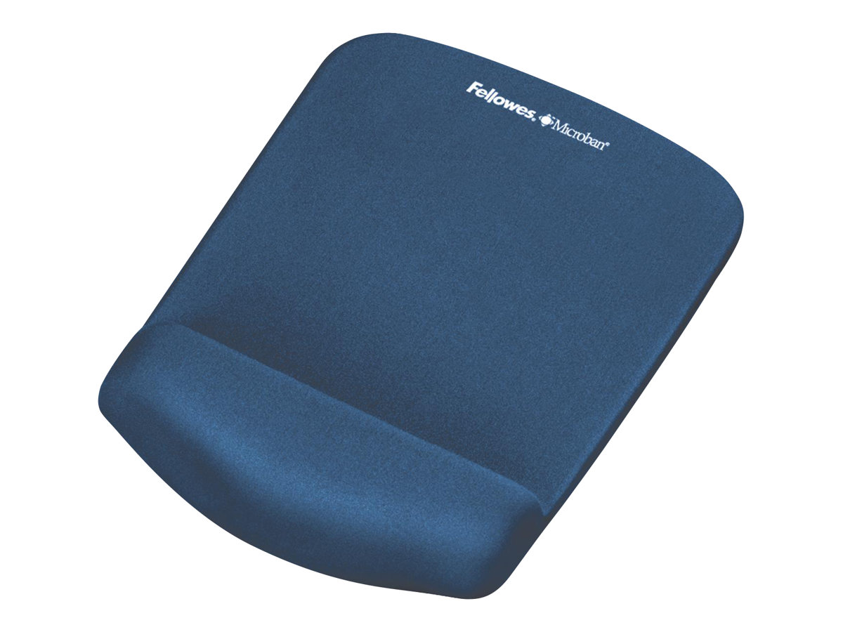PlushTouch Mauspad mit Handgelenkauflage – Standard – Blau/Grau