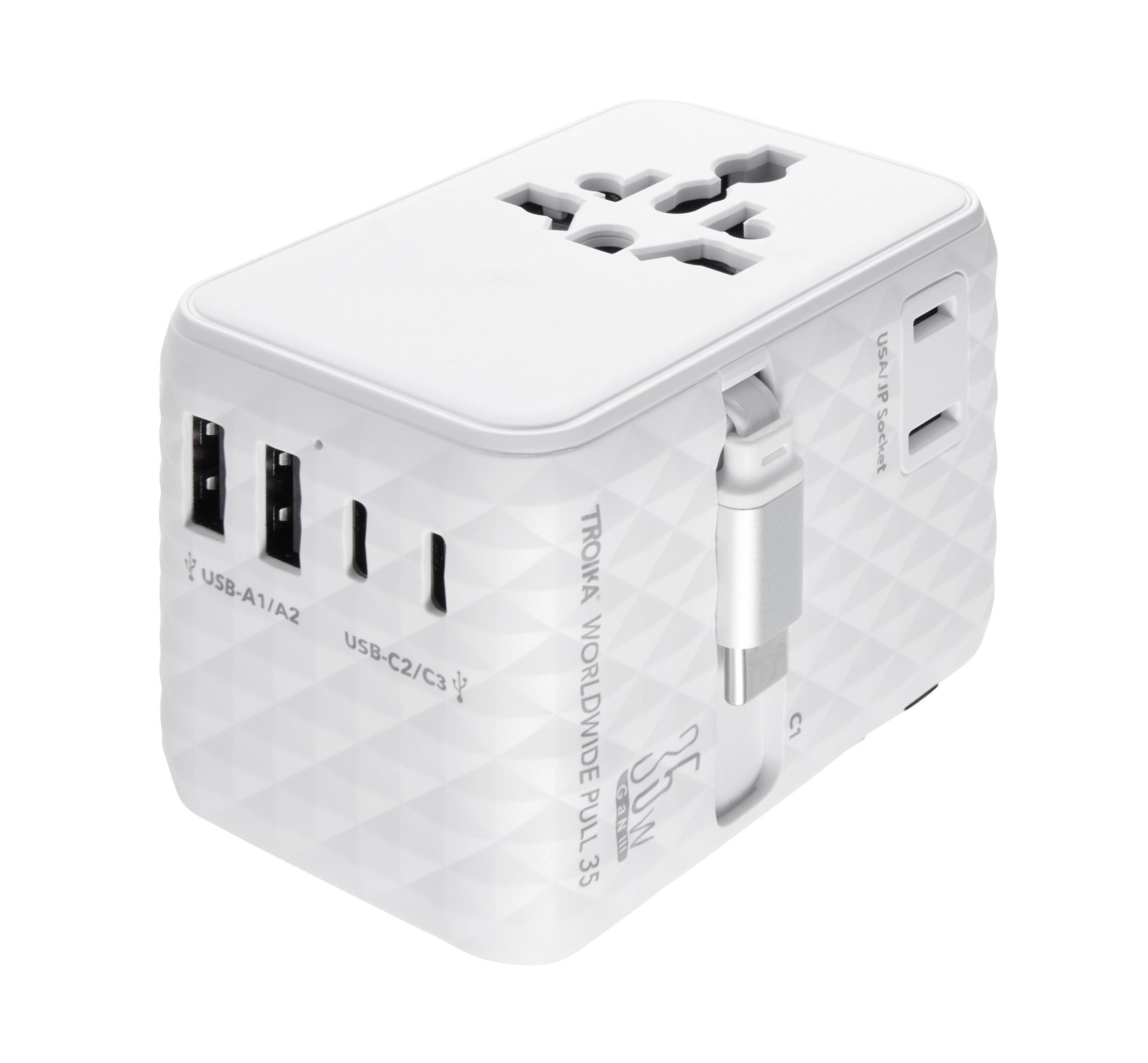 Reiseadapter WORLDWIDE PULL 35