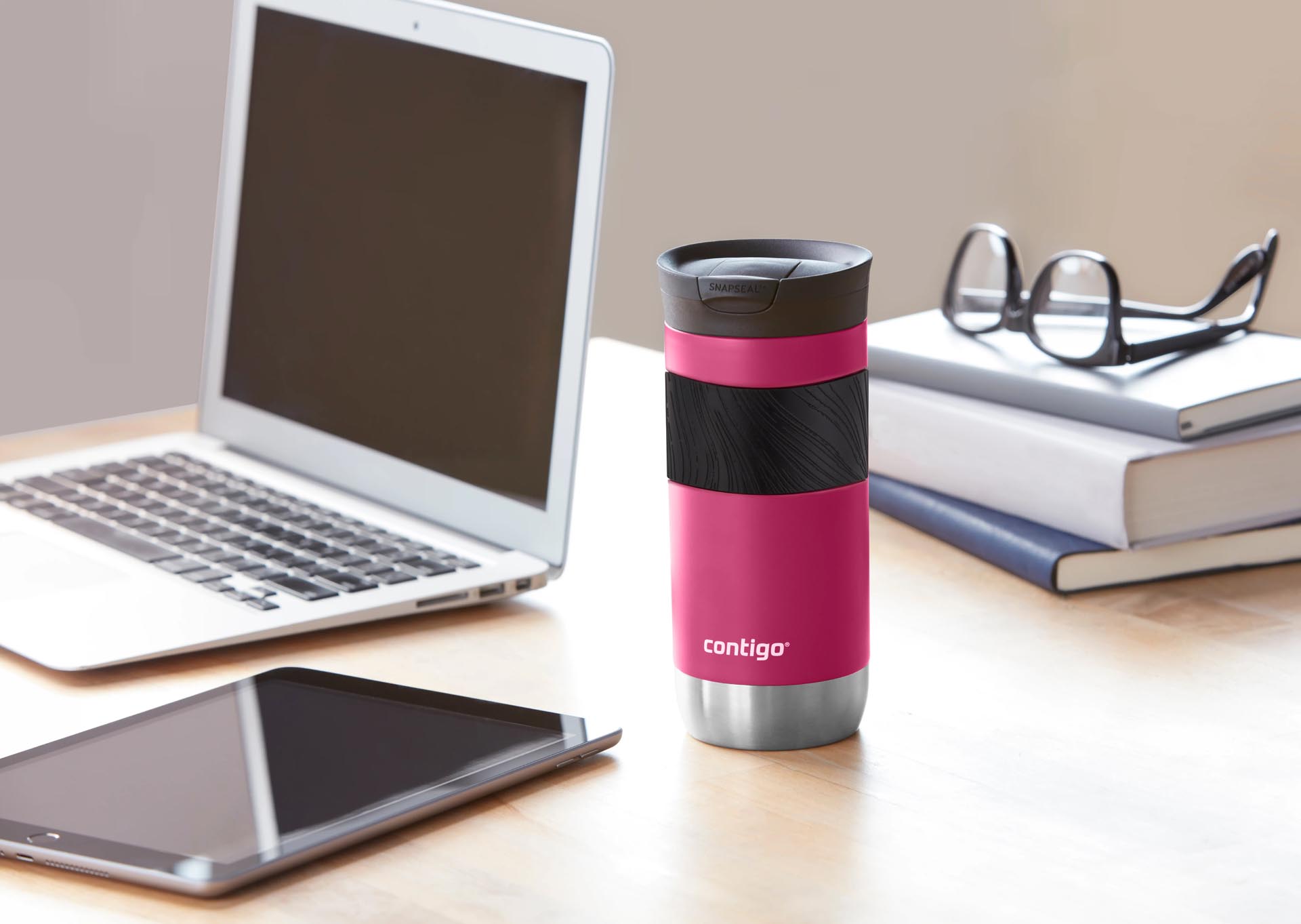 Contigo | Thermobecher | Byron 2.0 SNAPSEAL 470ml Dragon Fruit