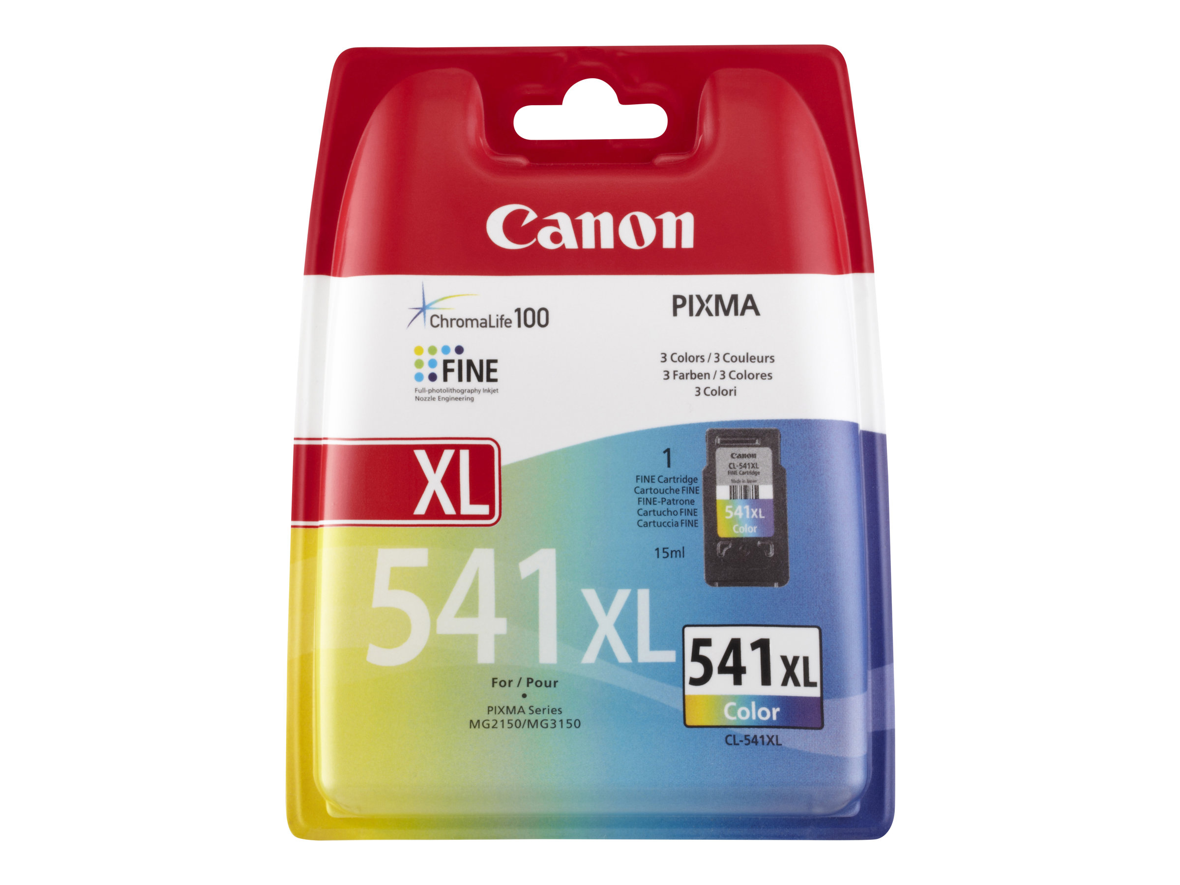 CL-541XL - 15 ml - Hohe Ergiebigkeit - Farbe (Cyan, Magenta, Gelb)