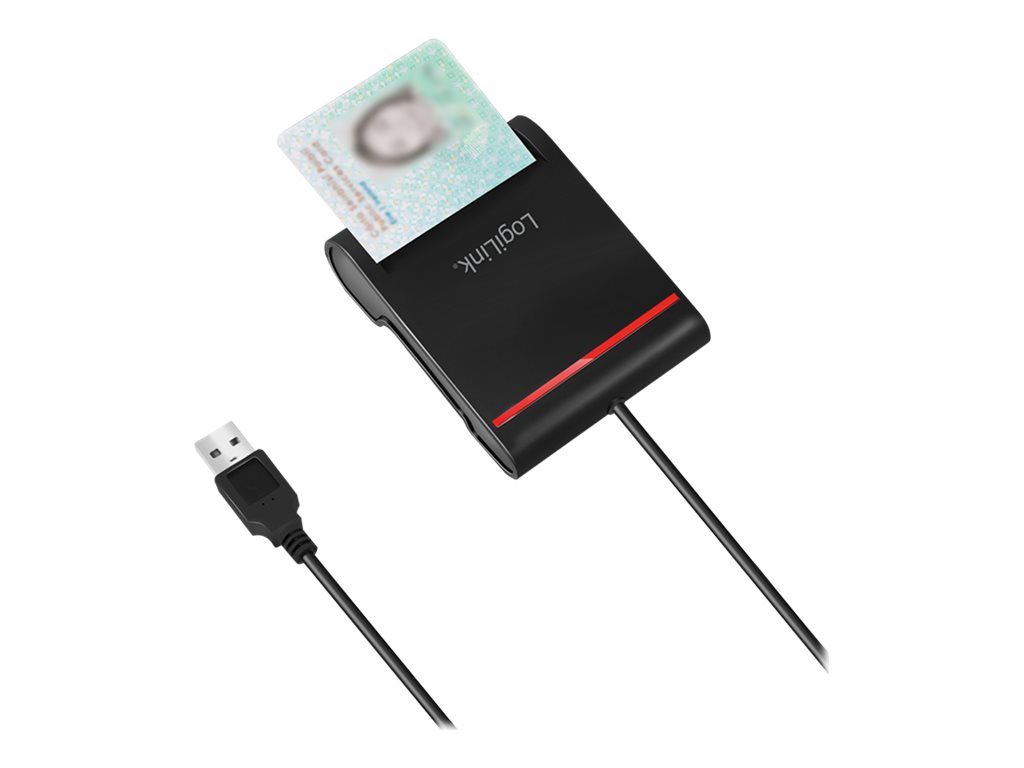 SmartCard-Leser - USB 2.0 - Schwarz