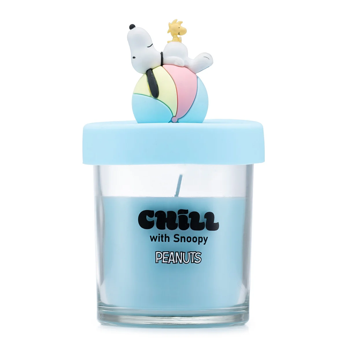 Chill mit Snoopy | Duftkerze | 180 g | Limette, Kokosnuss & Zitrone | bis 30 Std. Brenndauer