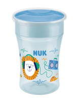 NUK | Trinkbecher | Magic-Cup | 360°-Trinkrand | 230ml | Blau