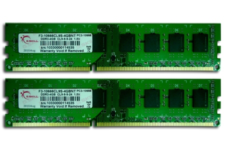 G.Skill NT Series - DDR3 - kit - 8 GB: 2 x 4 GB