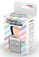 trodat Creative Mini/V1 Pastell Creme + Kissen 3Farben 1129