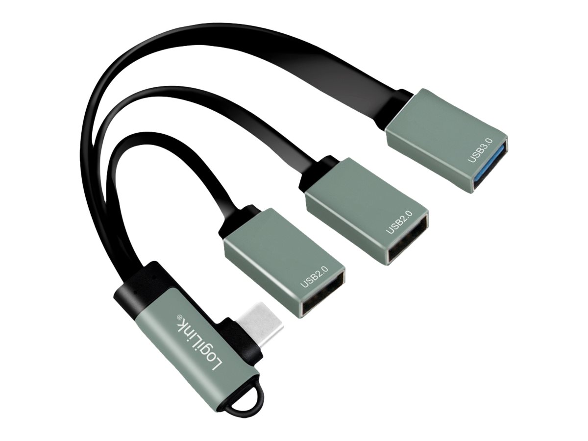 USB-C 3-Port Hub - Hub - 1 x SuperSpeed USB 3.0 + 2 x USB 2.0
