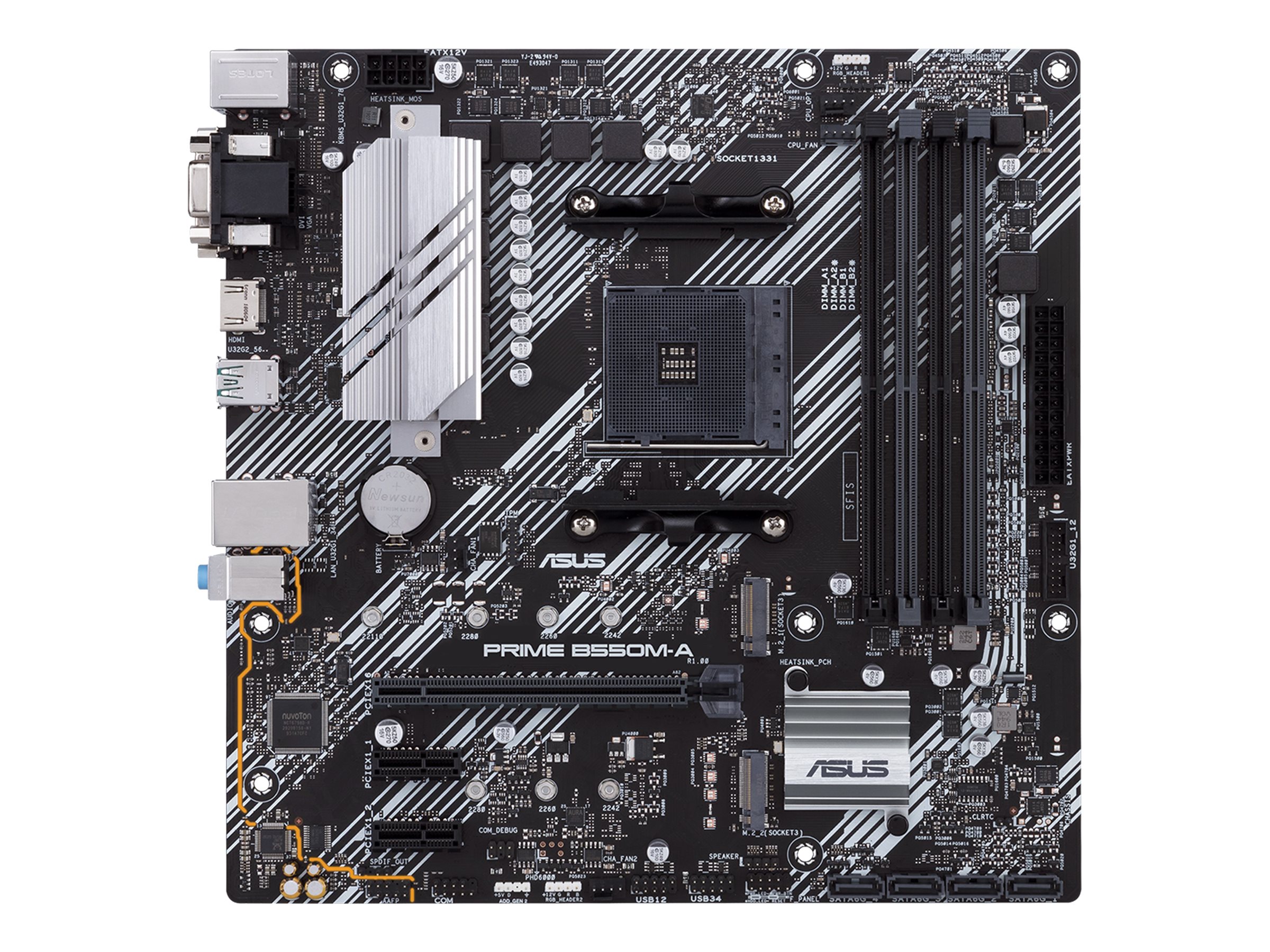 ASUS Prime B550M-A - AMD B550 - So. AM4 - mATX