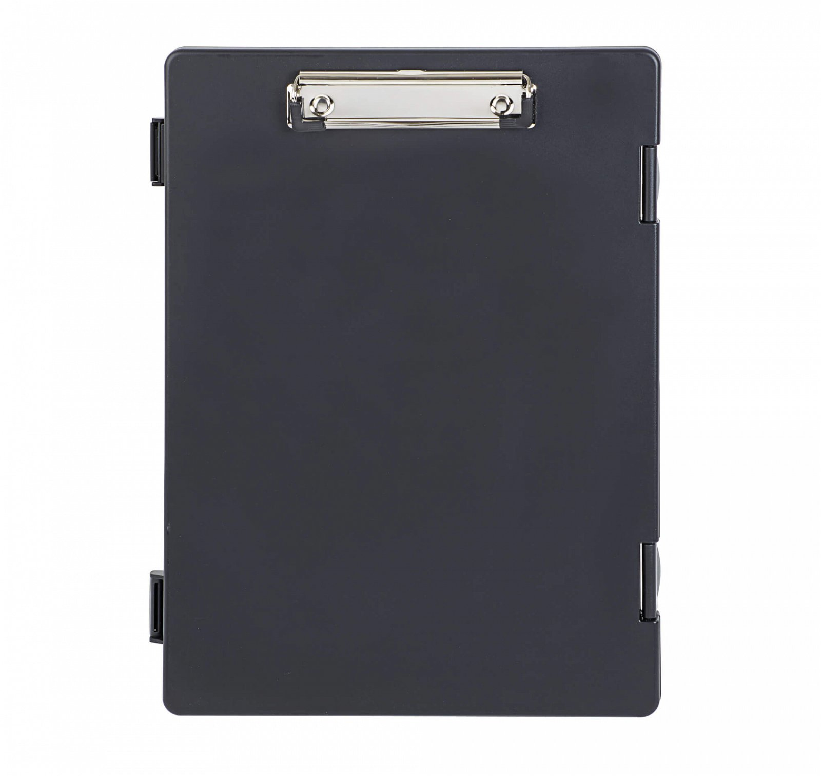 Klemmbrett mit Aufbewahrungsfach – A4 – schwarz – Kunststoff (PP)