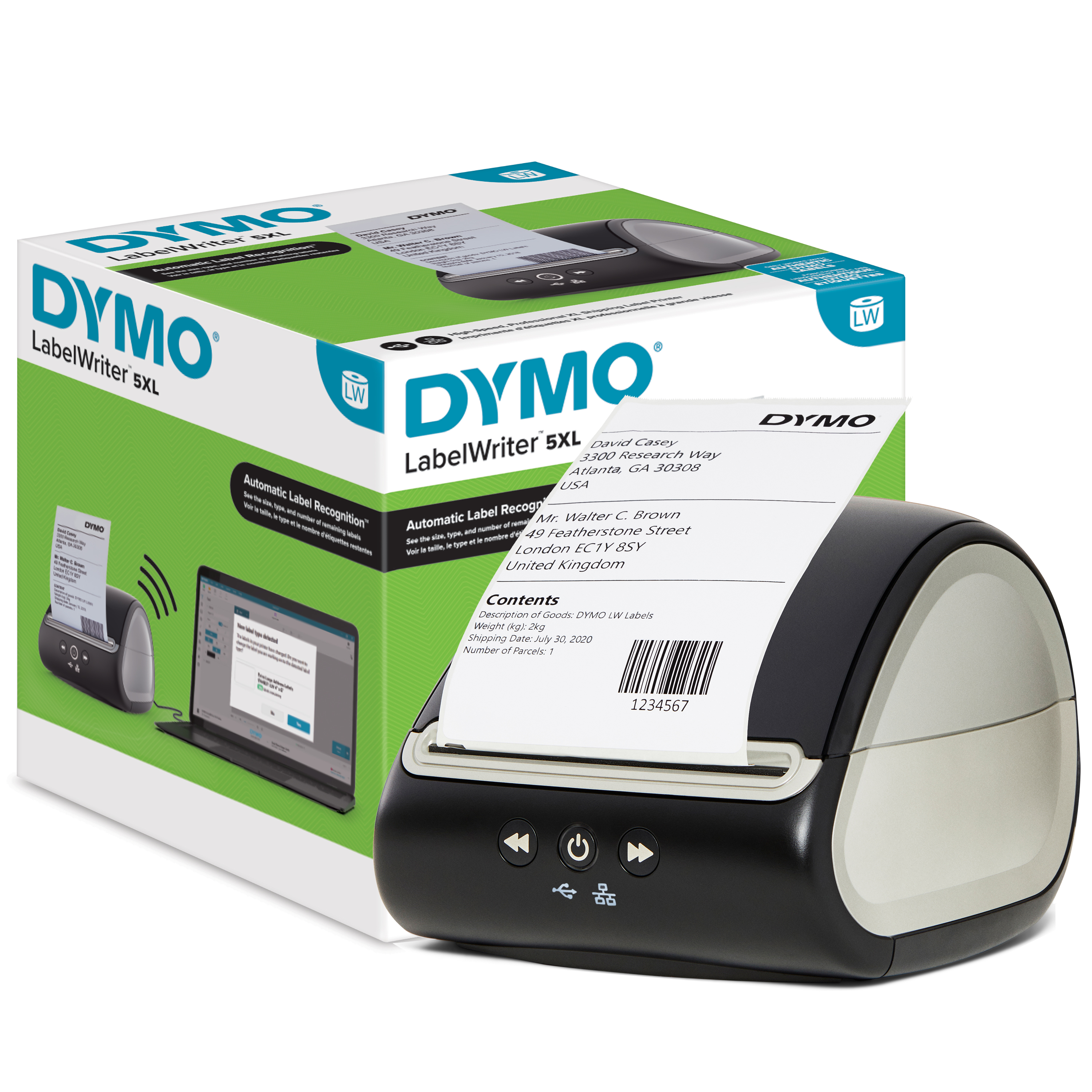 j47p40xni5uyzzon8kjy LabelWriter 5XL | Etikettendrucker für bis zu 53 Etiketten/Minute | USB & Ethernet | 300 dpi. Thermodirekt | für Etiketten bis 102mm Breite