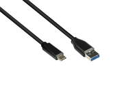 USB3.0 Kabel A-USB-C schwarz 1m