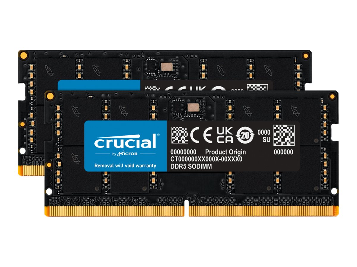 DDR5 - Kit - 64 GB: 2 x 32 GB - SO DIMM 262-PIN