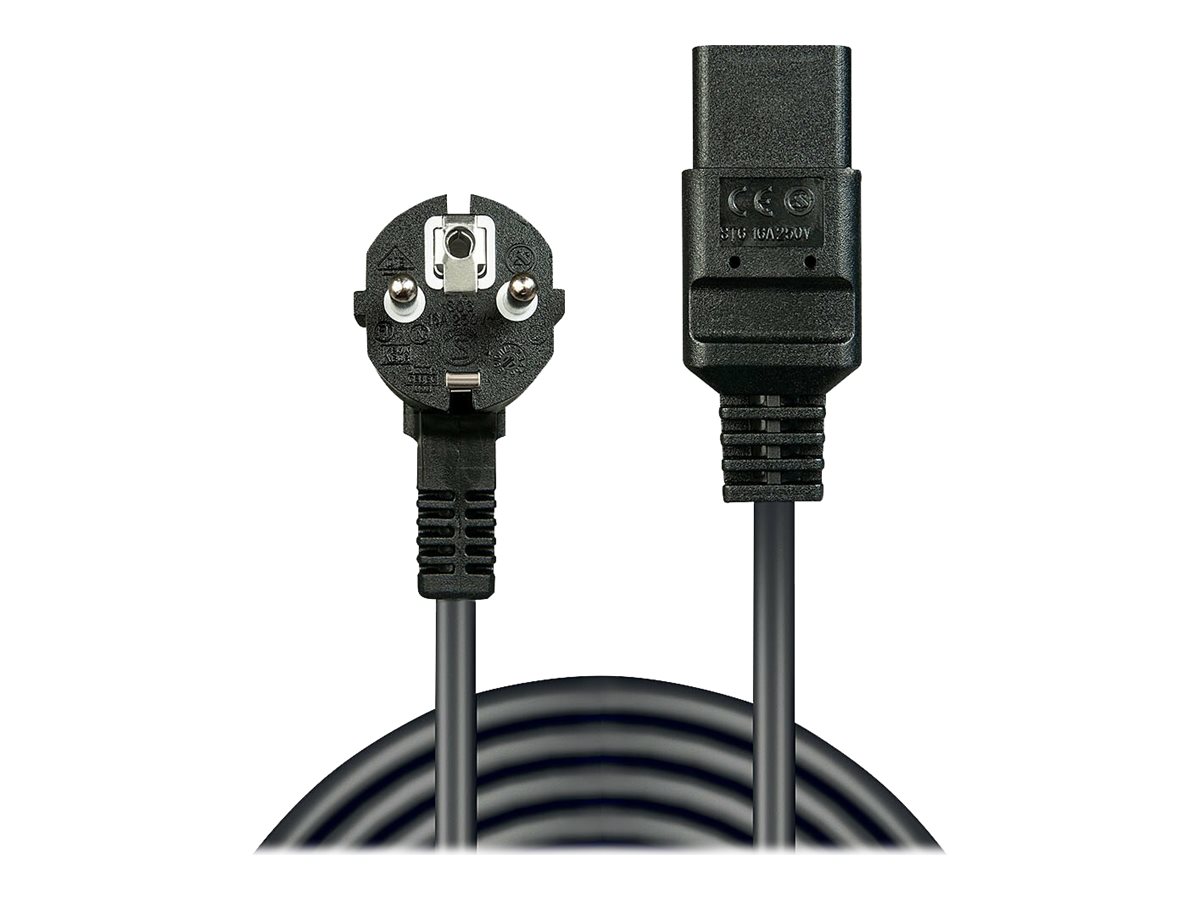 2m Schuko auf IEC C19 Netzkabel
