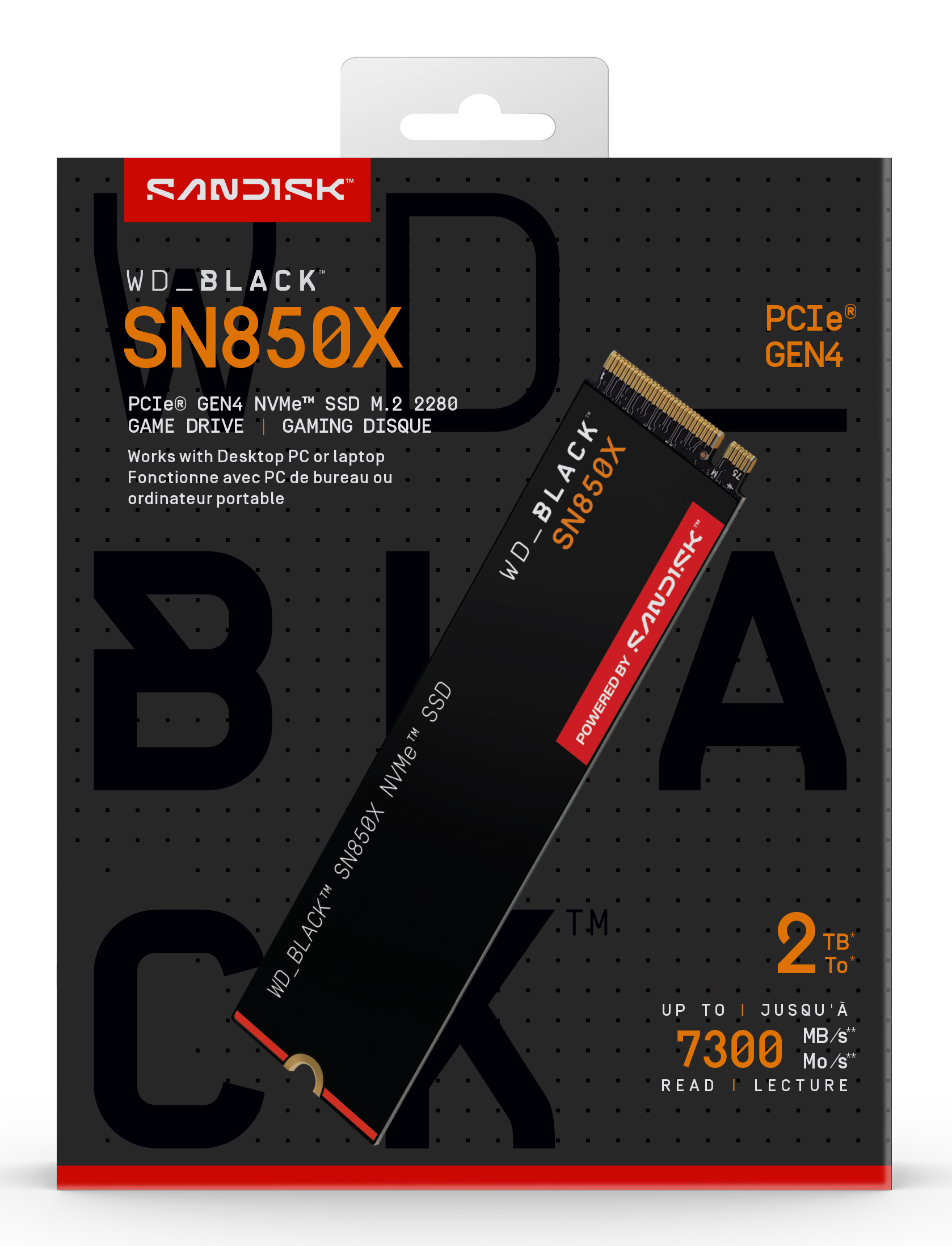 Black SN850X 2TB - PCIe 4.0 - M.2 NVMe SSD