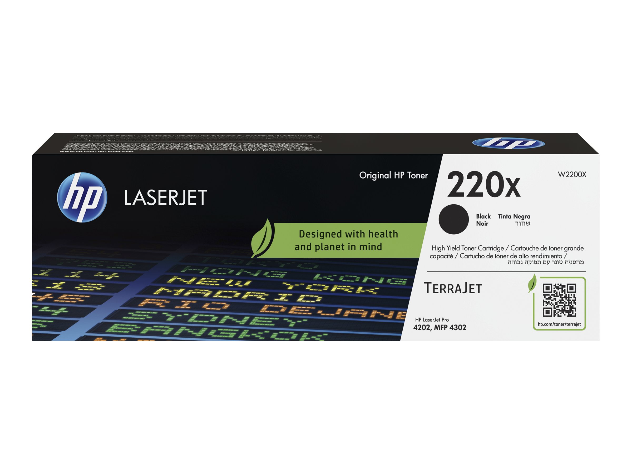 220X      Schwarz     LaserJet    Tonerpatrone