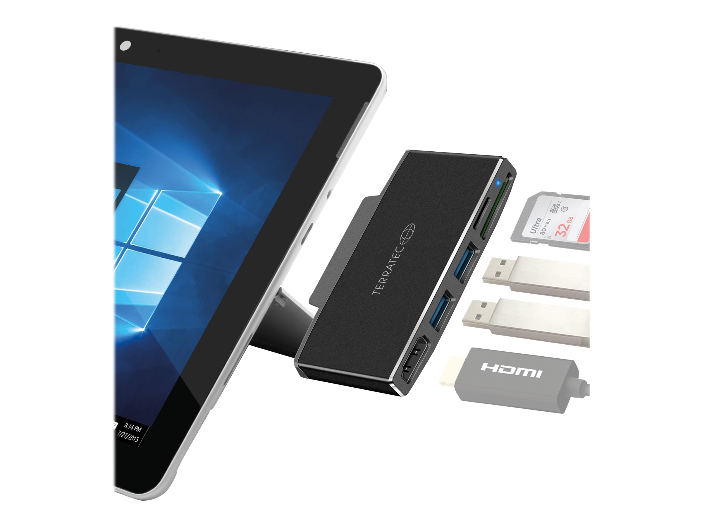 TerraTec CONNECT Go1 - Dockingstation - USB-C
