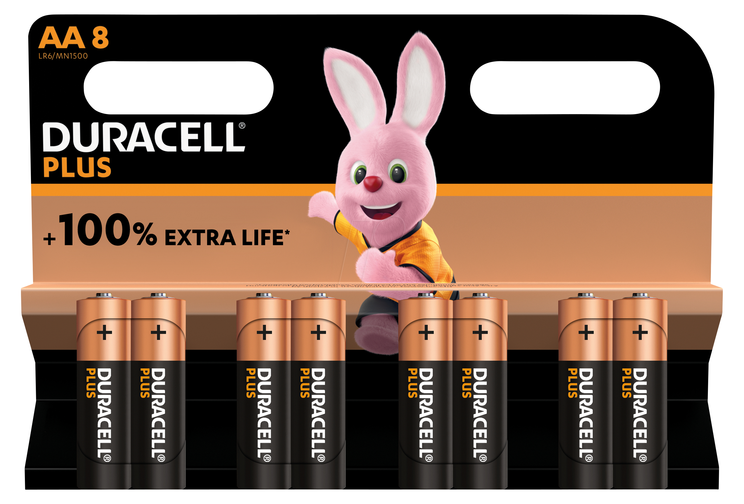 Duracell ALKA PLUS AA X8