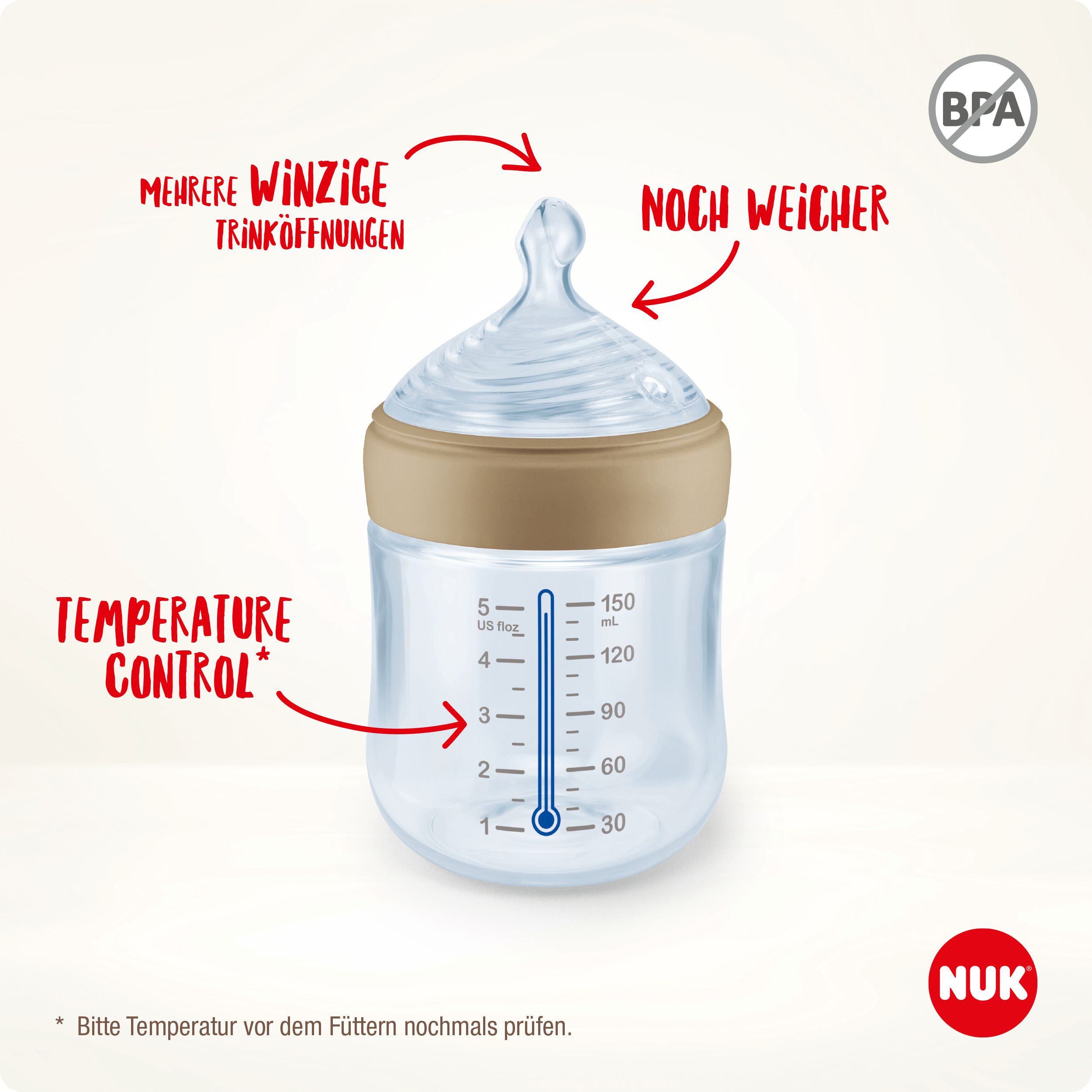NUK | Starter Set | Nature Perfect | Temperature Control NUK | Starter Set | Nature Perfect | Temperature Control