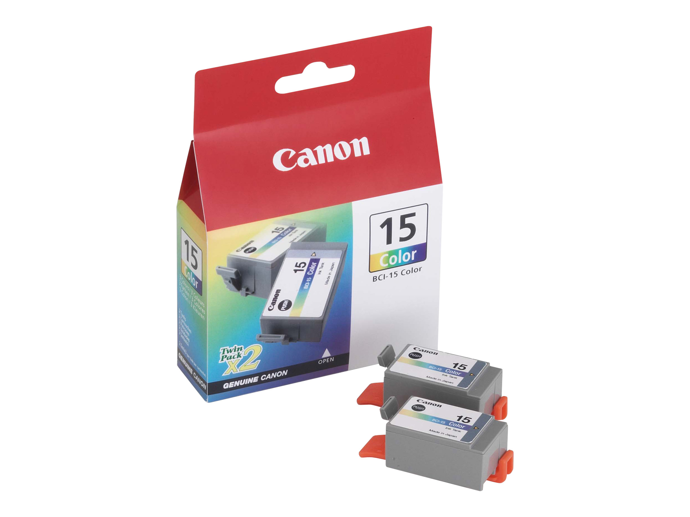 Patrone Canon BCI15C (2er) cy/ma/ye 100 Seiten