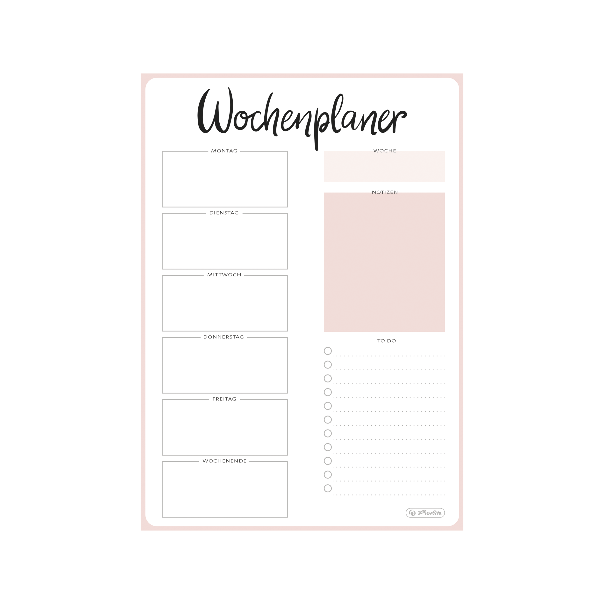 Wochenblockkalender A5 2027