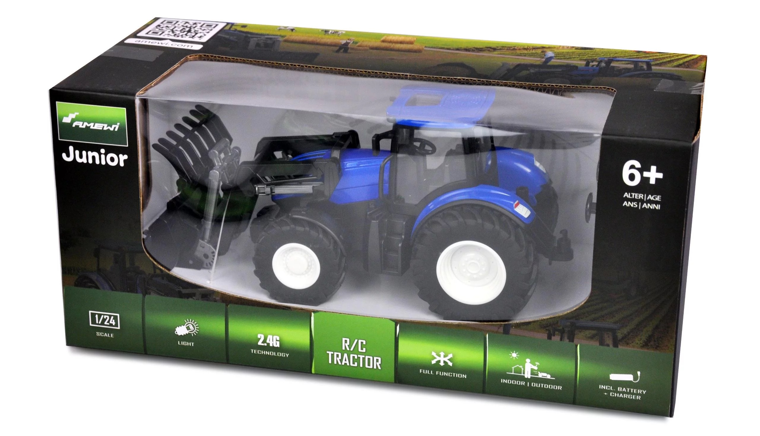 Amewi | RC Traktor mit Holzgreifer