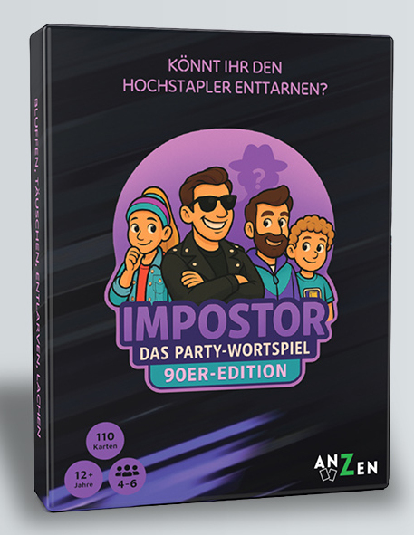 - IMPOSTOR - Das Party-Wortspiel - 90er-Edition